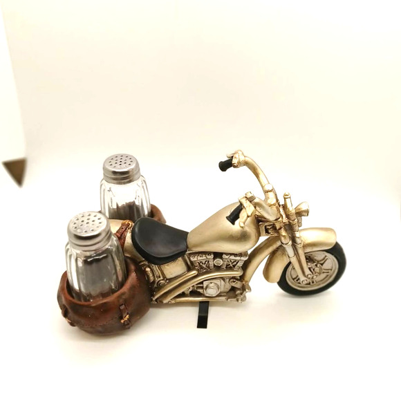 Salt & Pepper Motorcycle Holder - New in Box - Picture 9 of 13